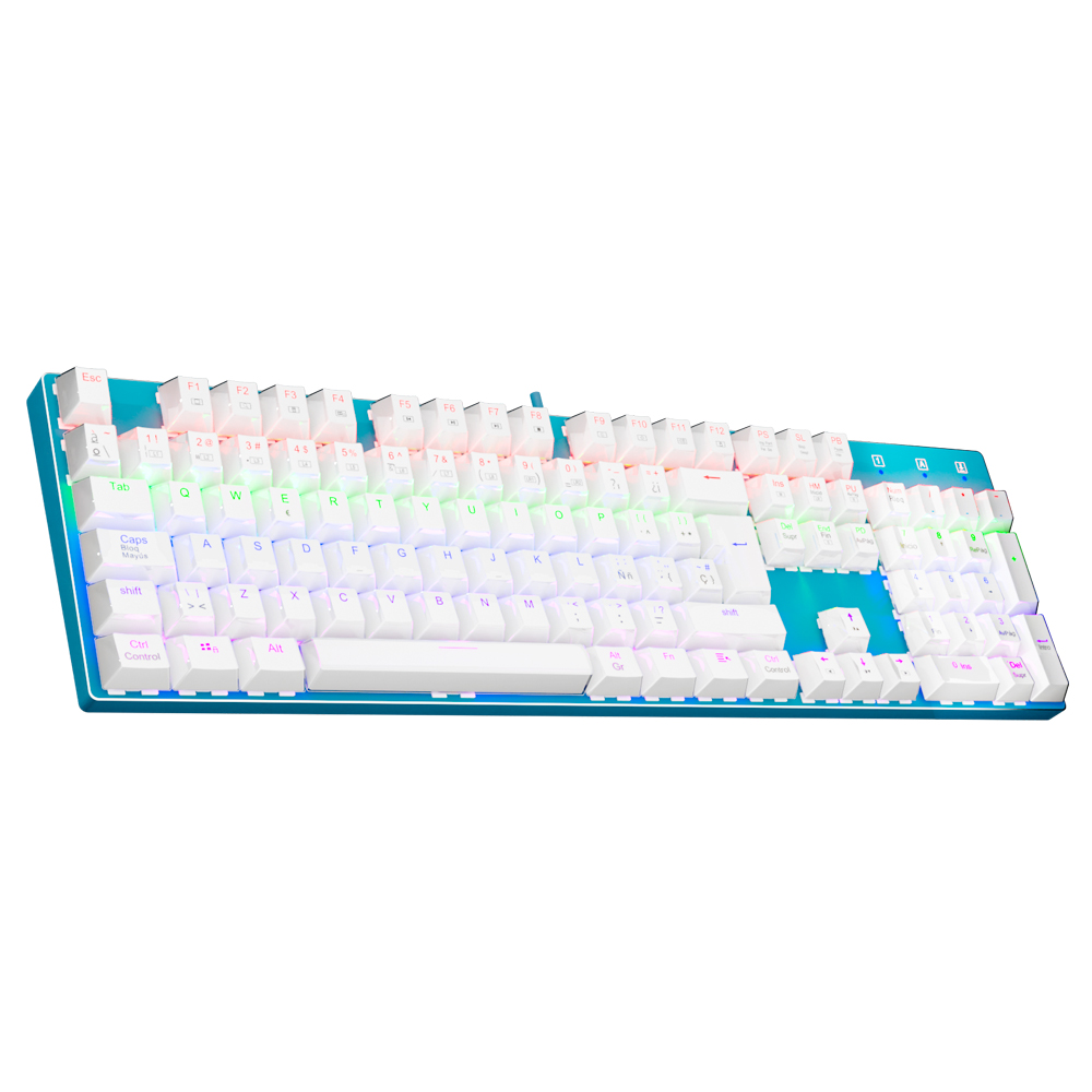 Gaming Keyboard Blue Switches - Clavier mécanique filaire pour jeux vidéo