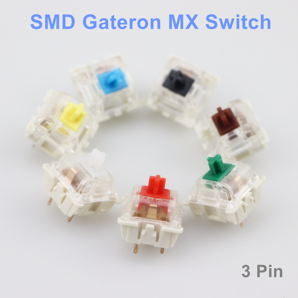 Gaming Keyboard Blue Switches - Interrupteurs SMD Gateron pour clavier mécanique,