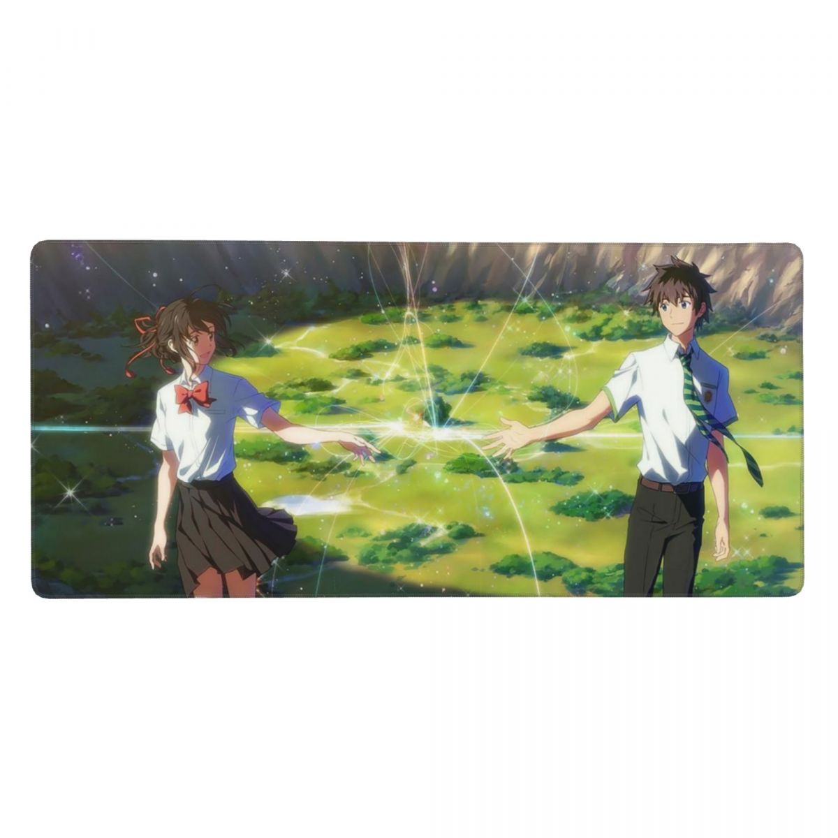 Gaming Keyboard Name - Grand tapis de souris japonais Your
