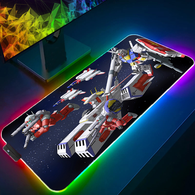 Gaming Keyboard And Mouse Mobile - Tapis de Souris RGB Grand Format