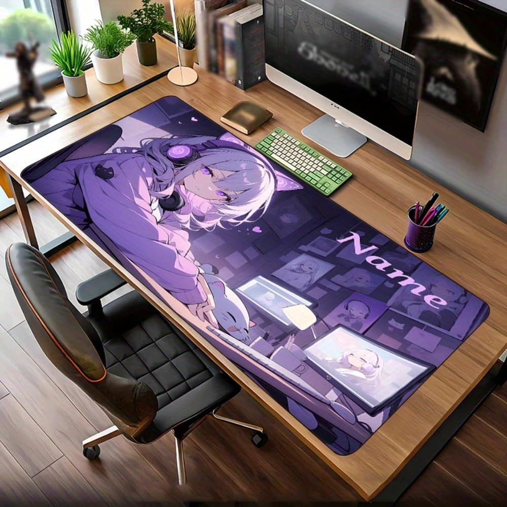 Gaming Keyboard Name - Tapis de bureau personnalisable avec nom