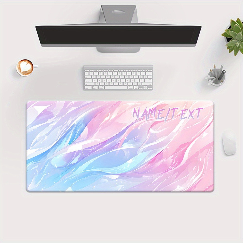 Gaming Keyboard Name - Tapis de bureau XXL personnalisé avec