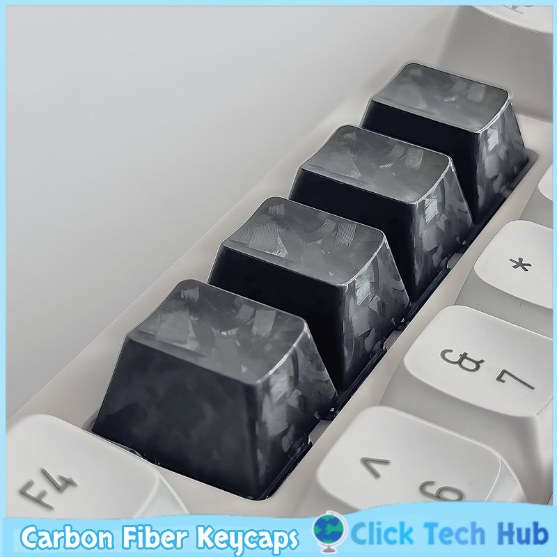 Keyboard Gaming Black - Capuchons de touches en Fiber de