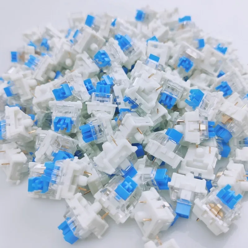 Gaming Keyboard Blue Switches - Interrupteurs Outemu pour clavier mécanique, noir,