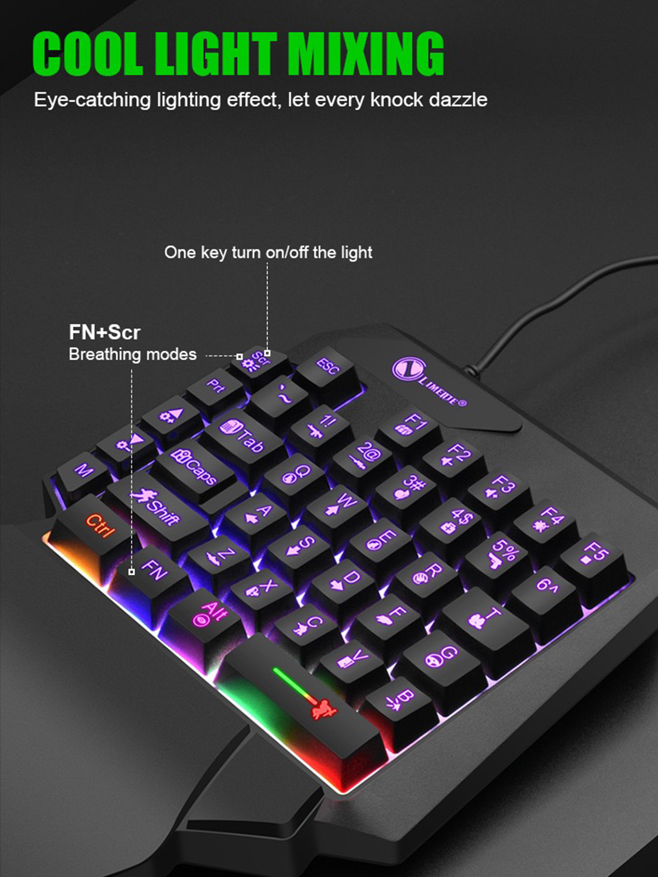Clavier filaire mécanique pour - Gaming Keyboard And Mouse For Xbox avis et prix