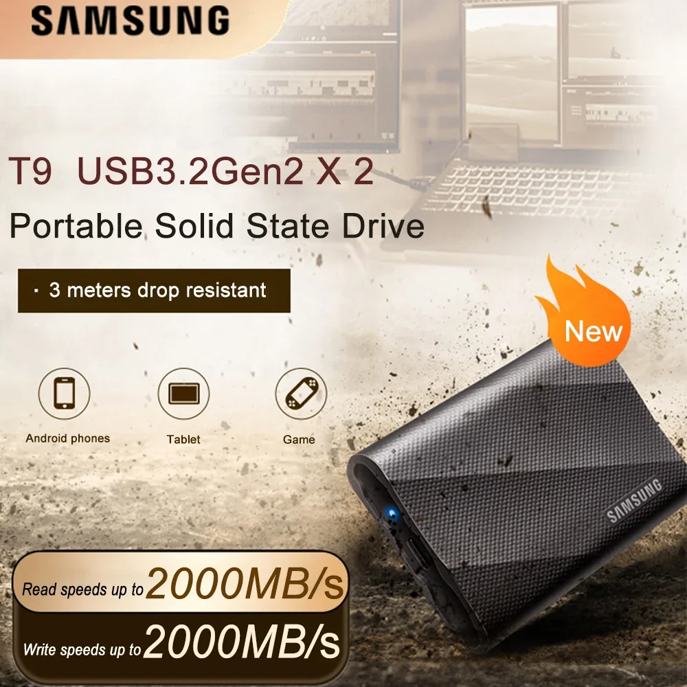SAMSUNG T9 SSD portable 4 To U - Samsung Ssd Evo 870 avis et prix