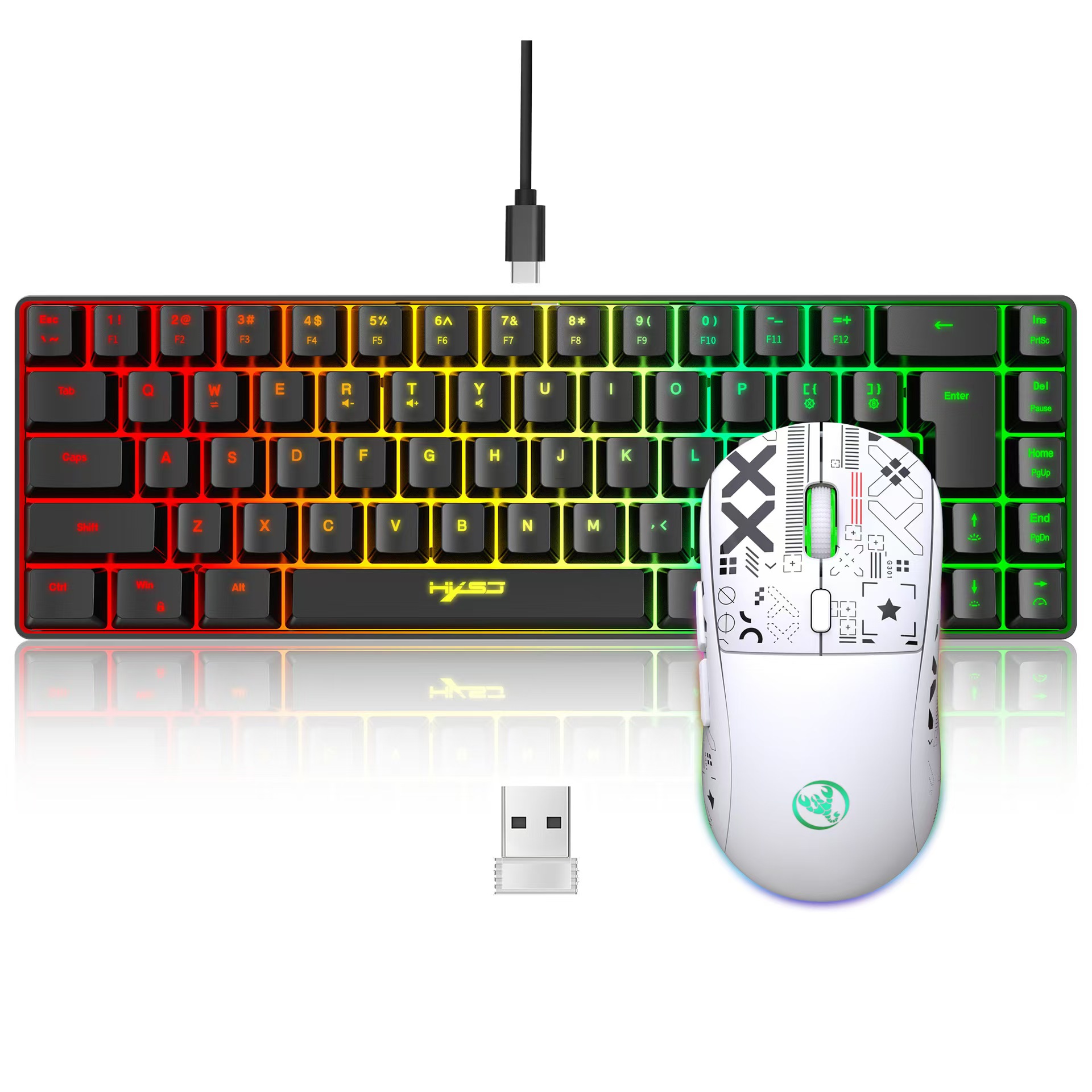 60% jeu clavier et souris comb - Gaming Keyboard And Mouse For Xbox avis et prix