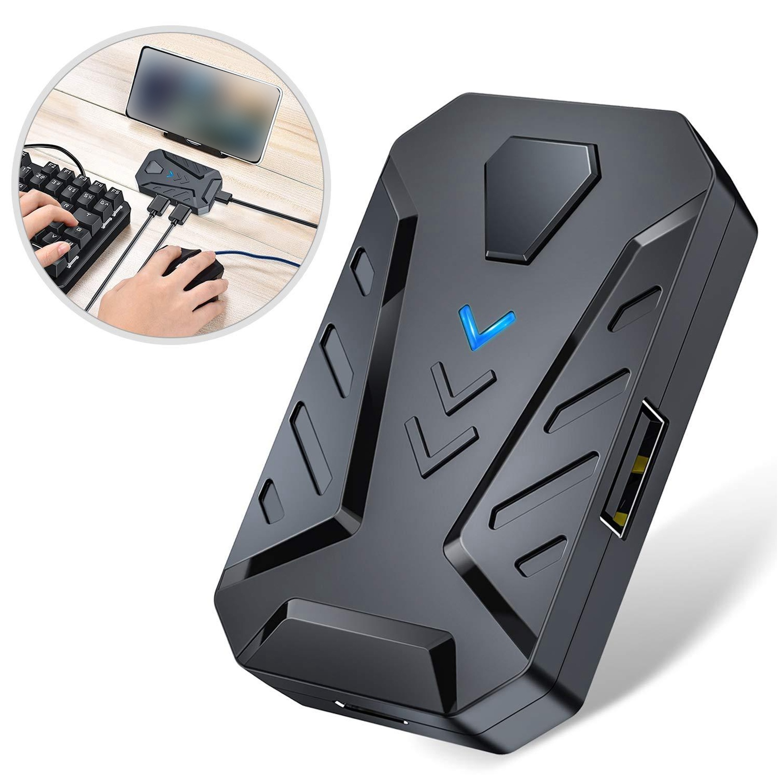 Adaptateur de convertisseur de - Gaming Keyboard And Mouse Mobile avis et prix