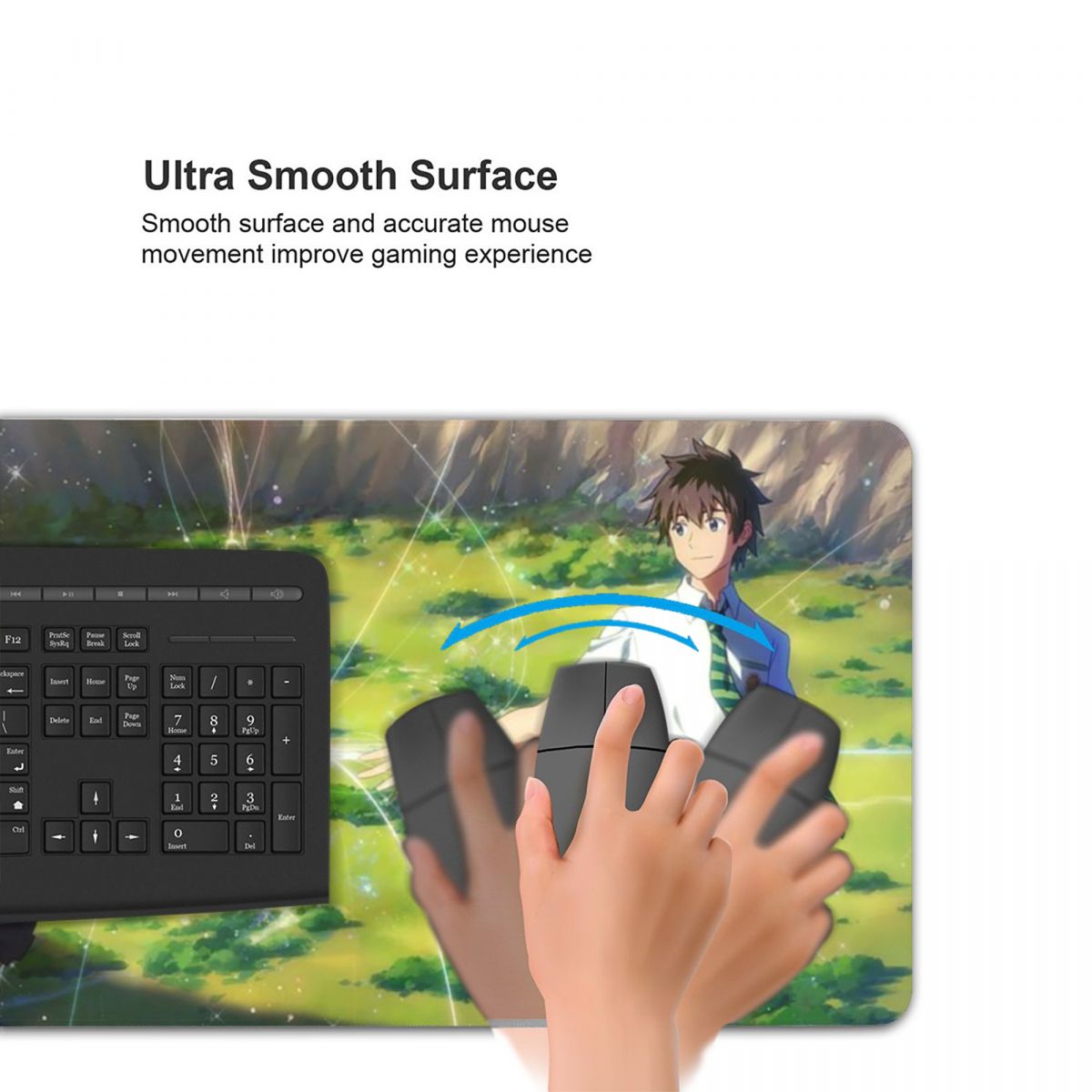 Grand tapis de souris japonais - Gaming Keyboard Name avis et prix